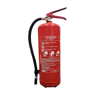 Extincteur Poudre ABC 6kg CE : Sécurité Incendie Certifiée