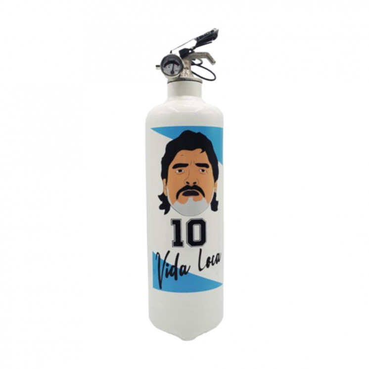 Extincteur Design Maradona : La Légende du Football dans Votre Intérieur